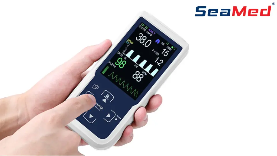 SEAMED KAPNOGRAFİ VE OKSİMETRE CİHAZI