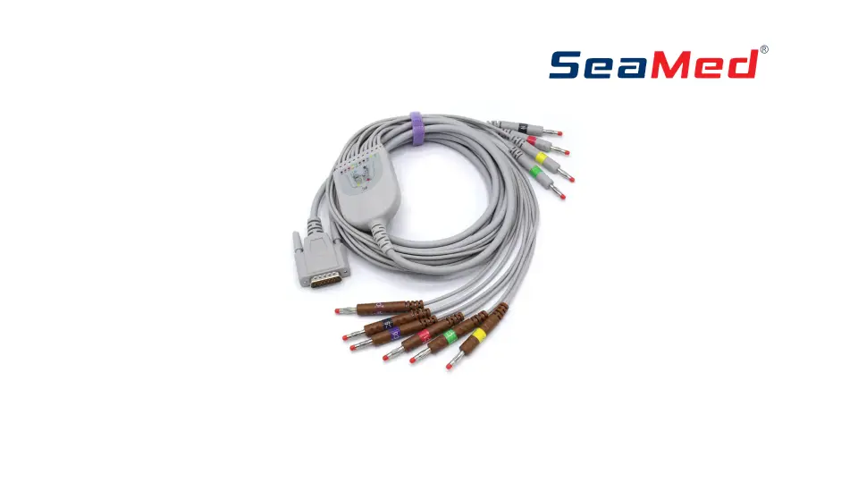 NIHON KOHDEN 10 LEAD BANANA EKG KABLOSU