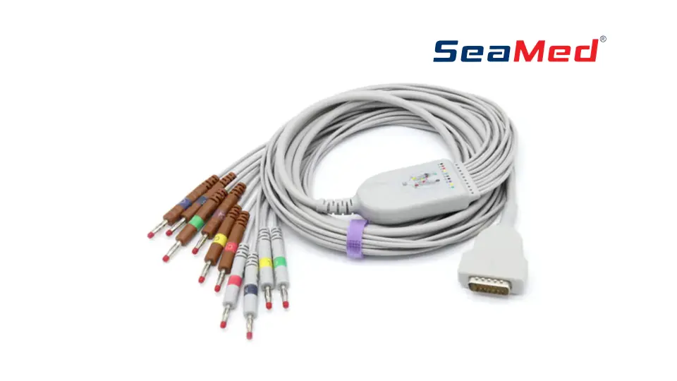 GE 10 LEAD BANANA EKG KABLOSU