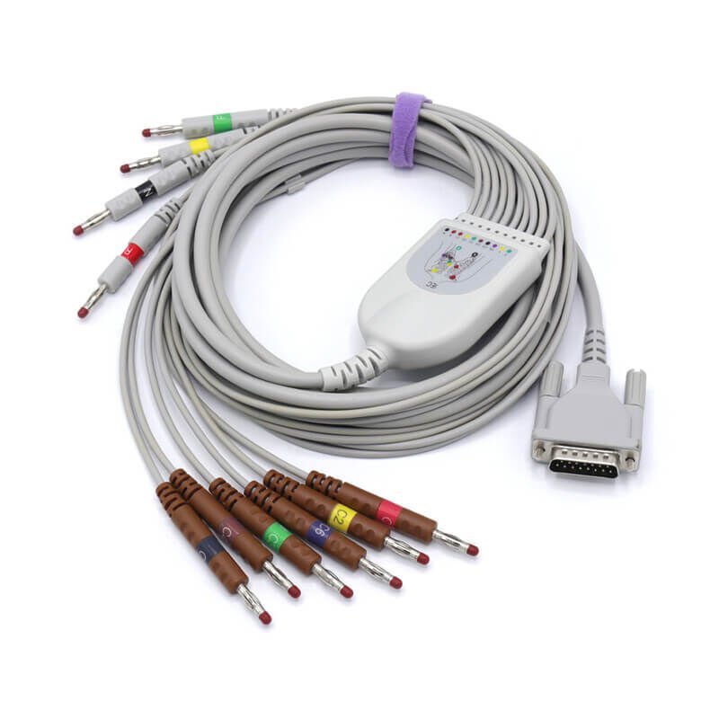 SCHILLER 10 LEAD BANANA EKG KABLOSU