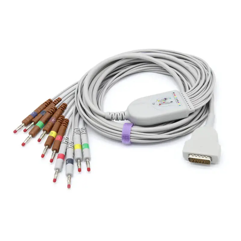 GE 10 LEAD BANANA EKG KABLOSU
