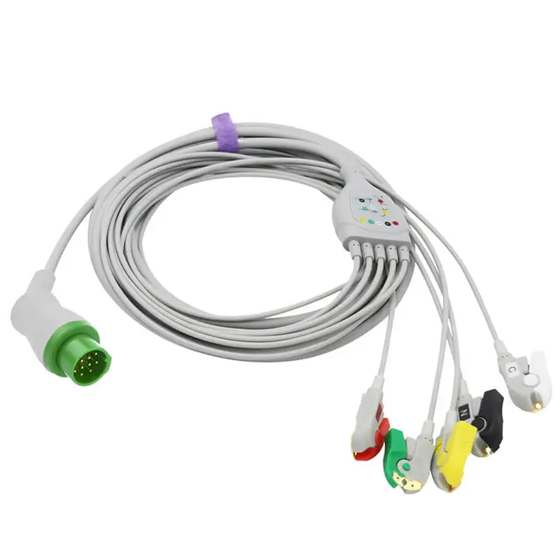 BEXEN CARDIO 5 LEAD EKG KABLOSU - GRABBER SCN131 SOKET