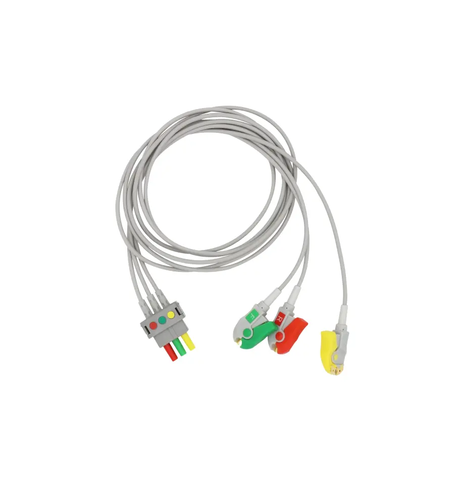 GE-DATEX EKG LEAD KABLO - 3 LEAD GRABBER