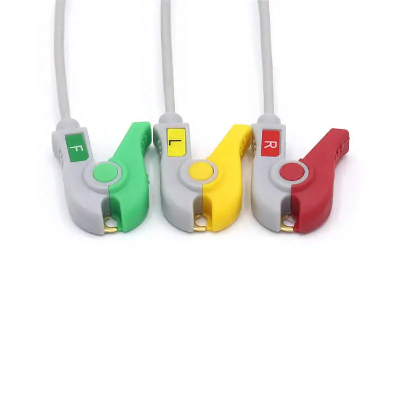 NIHON KOHDEN EKG LEAD KABLO - 3 LEAD GRABBER