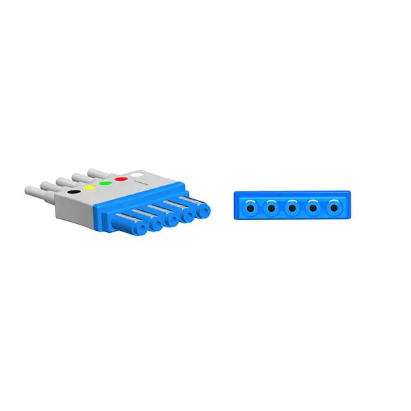 PHILIPS EKG LEAD KABLO - 5 LEAD GRABBER 5'Lİ SOKET