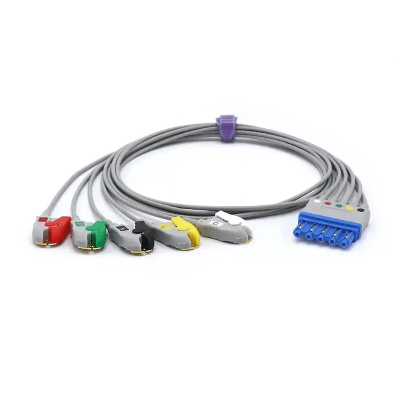 PHILIPS EKG LEAD KABLO - 5 LEAD GRABBER 5'Lİ SOKET